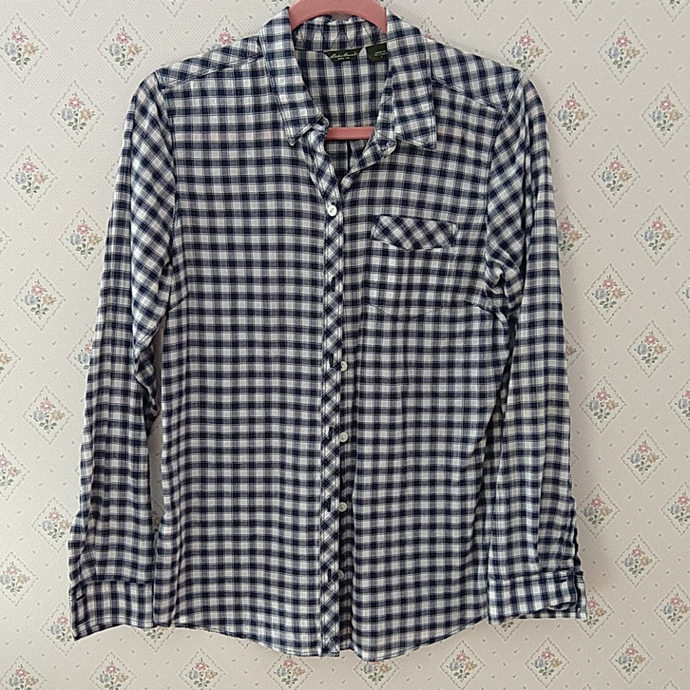 Eddie Bauer plaid shirt